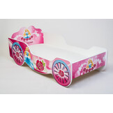 Kinderbed koets - 160x80 cm - incl. matras