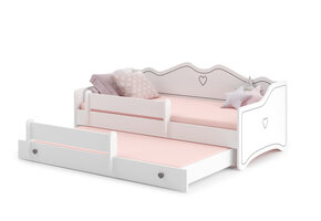 Kinderbed met lade - 160x80cm - met matras