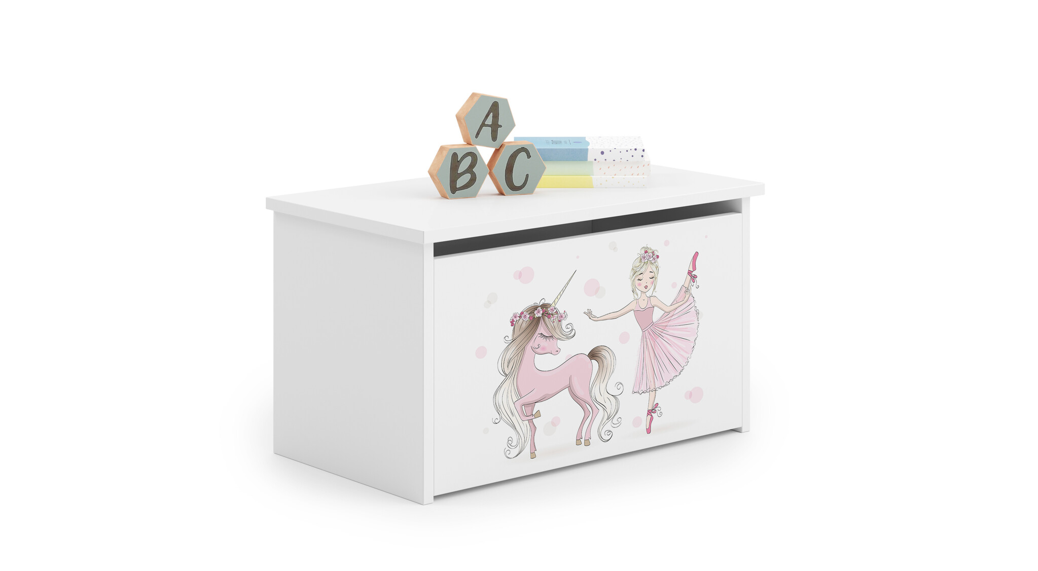 Speelgoedkist - 41,6x41,6x70,6 cm - eenhoorn & fee