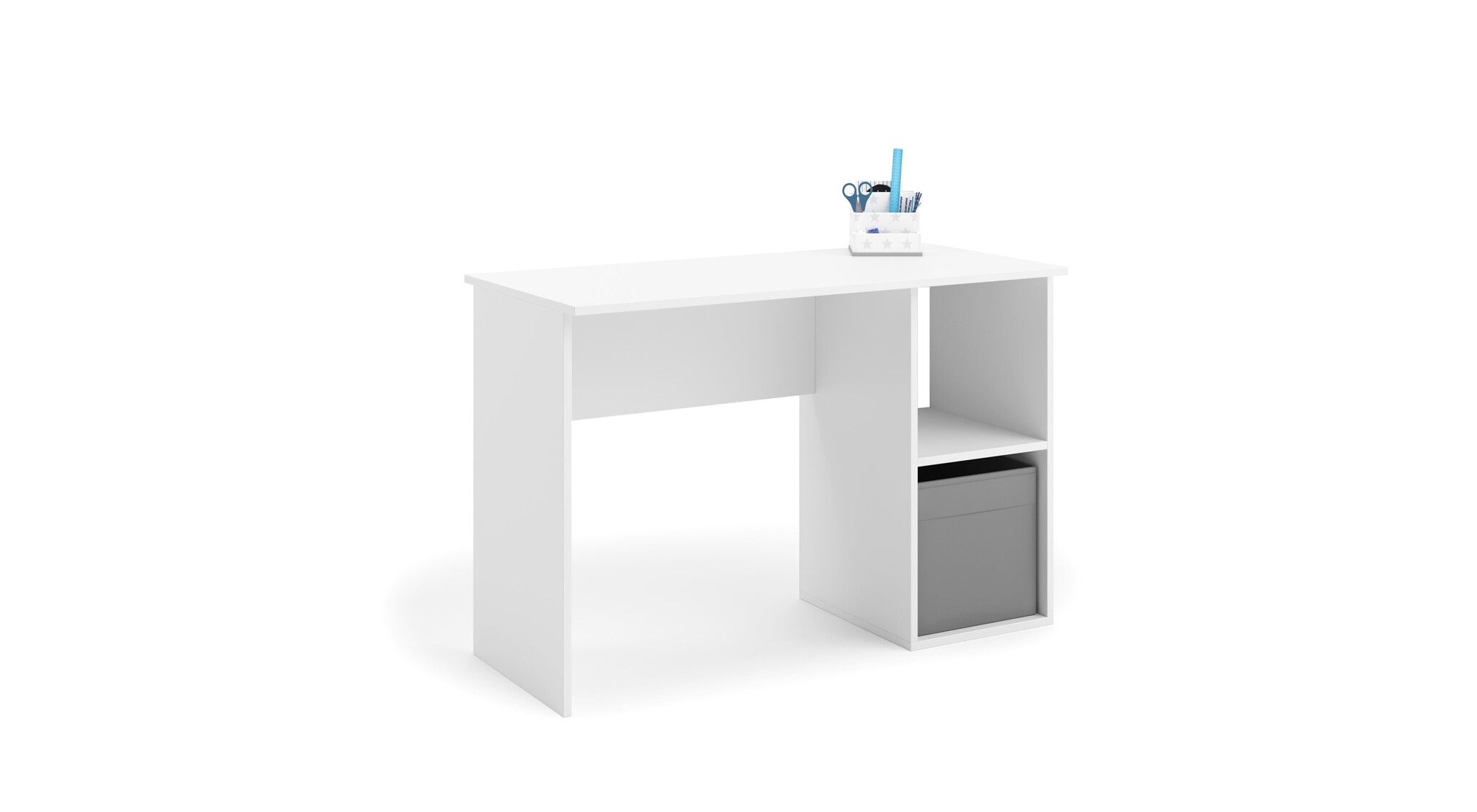 Wit bureau - hout - 120x55x80 cm