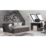 Klein bureau - grijs - 120x60x75 cm