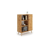 Houten boekenkast - 90x40x116 cm - bruin