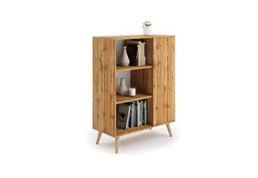 Houten boekenkast - 90x40x116 cm - bruin