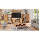 Houten boekenkast - 90x40x116 cm - bruin