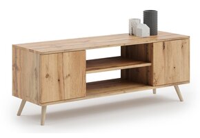 Houten tv-meubel - houten poten - 120x40x60cm