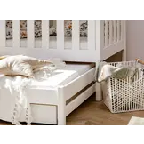 Wit stapelbed - 80x180 cm - 179 cm hoog