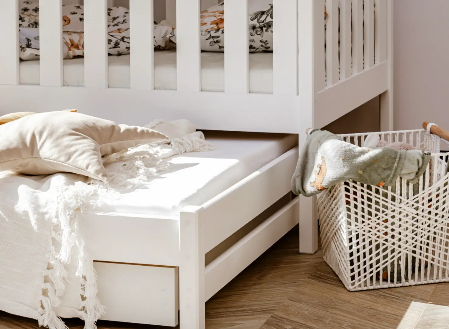 Wit stapelbed - 80x180 cm - 179 cm hoog