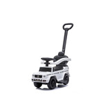 Loopauto - Mercedes Benz G350 - met duwstang - wit