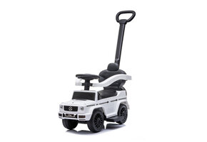 Loopauto - Mercedes Benz G350 - met duwstang - wit