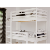 Stapelbed TED - 90x200 cm - 3 persoons - wit