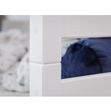 Stapelbed TED - 90x200 cm - 3 persoons - wit