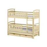 Stapelbed BLANKA - 90x200cm - 3 persoons - hout