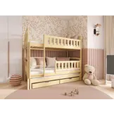 Stapelbed BLANKA - 90x200cm - 3 persoons - hout