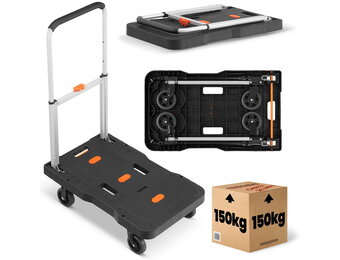 Opvouwbare transportwagen - compact - HIGHER - max.150 kg