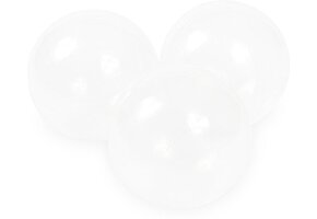 Ballenbak ballen transparant (70mm) 100 stuks