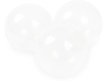 Ballenbak ballen transparant (70mm) 100 stuks