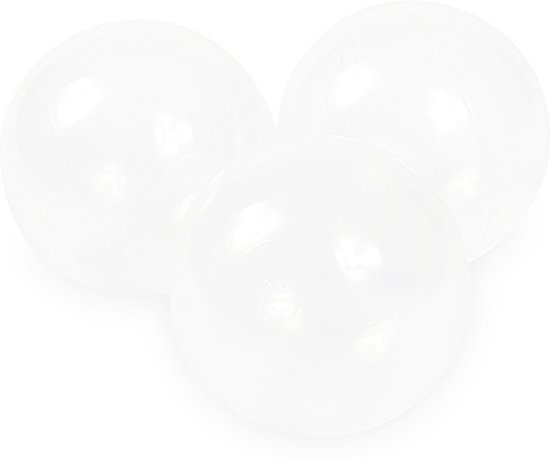 Ballenbak ballen transparant (70mm) 100 stuks