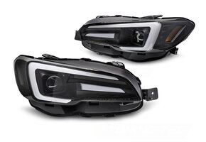 Koplampen - voor Subaru WRX 2014-2022 - LED DRL - zwart