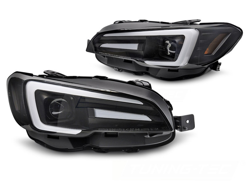 Koplampen - voor Subaru WRX 2014-2022 - LED DRL - zwart