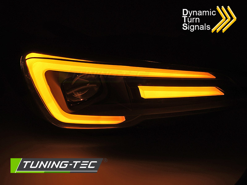 Koplampen - voor Subaru WRX 2014-2022 - LED DRL - zwart