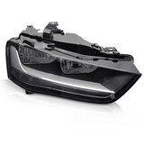 Koplamp rechts - geschikt voor Audi A4 B8 2012-2015 sedan/avant - TYC - zwart
