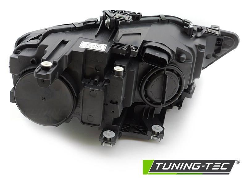 Koplamp links - geschikt voor Audi A4 B8 2012-2015 sedan/avant - TYC - zwart