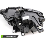 Koplamp links - geschikt voor Audi A4 B8 2012-2015 sedan/avant - TYC - zwart