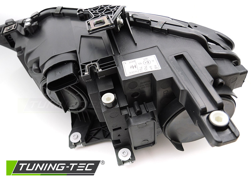Koplamp links - voor Audi A4 B8 2012-2015 sedan/avant - TYC - zwart
