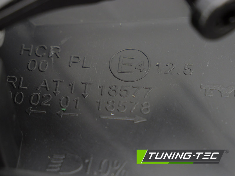 Koplamp links - voor Audi A4 B8 2012-2015 sedan/avant - TYC - zwart