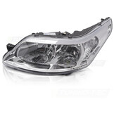Koplamp links geschikt voor Citroen C4 2008-2010 hatchback/coupe - TYC - chroom