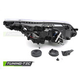 Koplamp links geschikt voor Citroen C4 2008-2010 hatchback/coupe - TYC - chroom