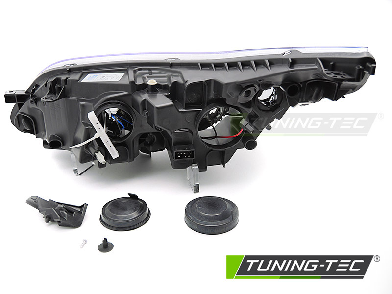 Koplamp rechts - voor Citroen C4 2008-2010 hatchback/coupe - TYC - chroom