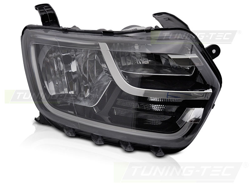 Koplamp rechts - Dacia Duster II 2017-2021 - TYC - zwart