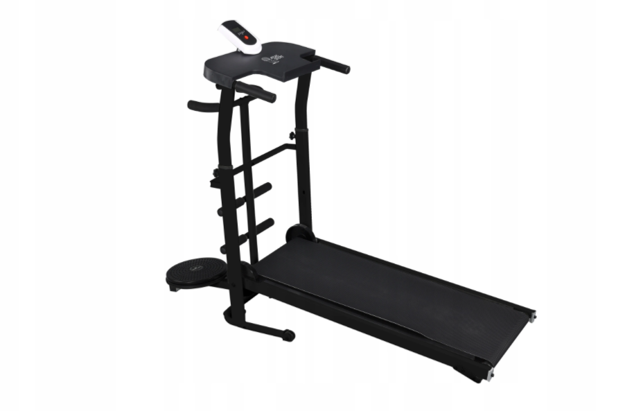 Mechanische hardloopband met vliegwiel - inclusief twister & sit-up platform