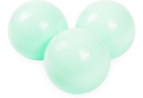 Ballenbak ballen licht mint (70mm) 1000 stuks