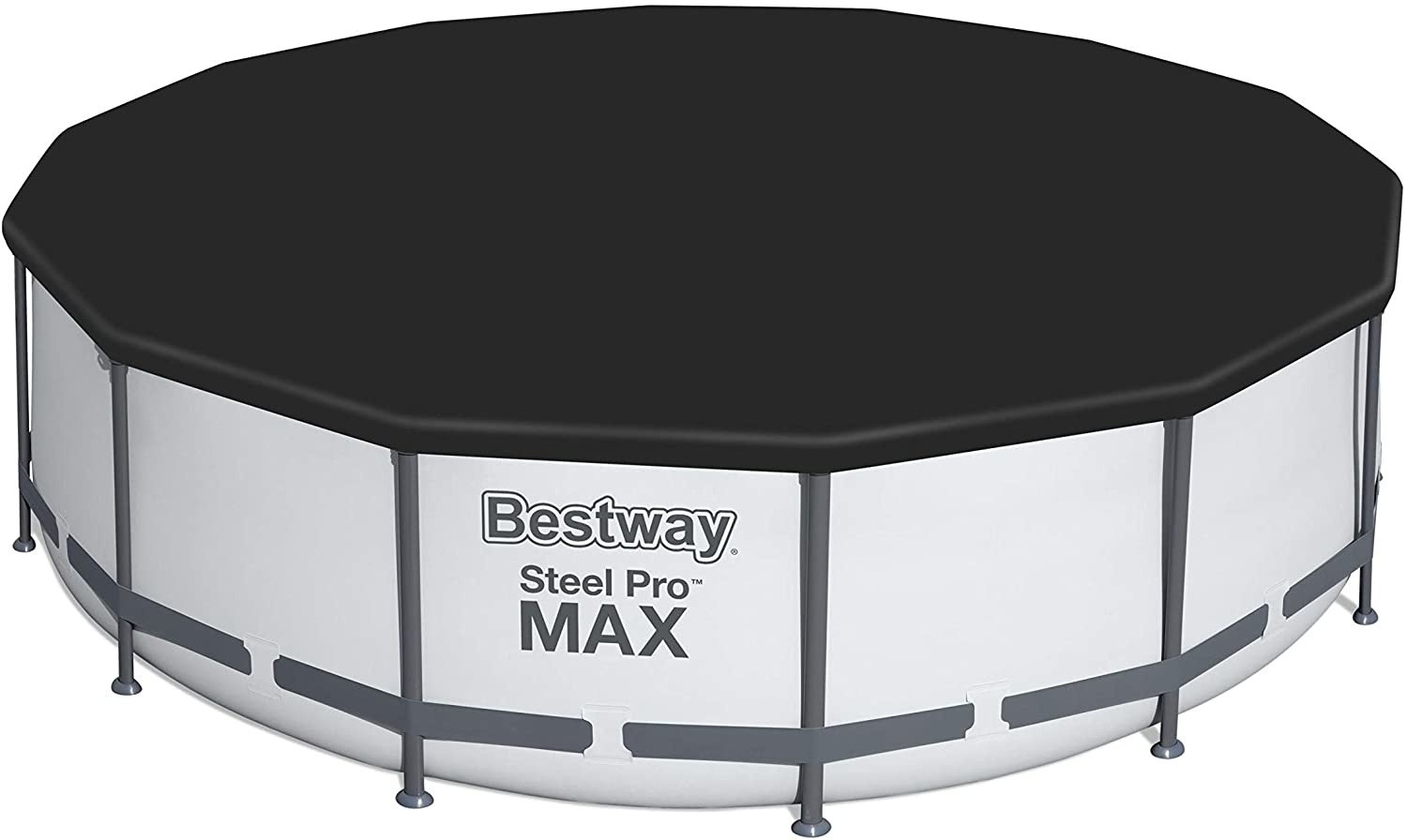 Bestway Steel Pro Max 457x122 cm grijs - complete set