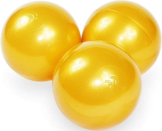 Ballenbak ballen goud (70mm) 100 stuks