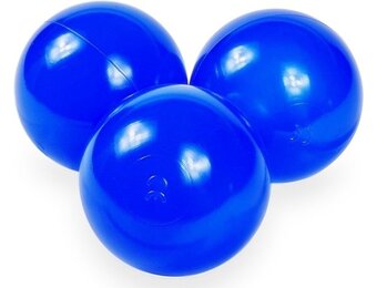 Ballenbak ballen blauw (70mm) 100 stuks