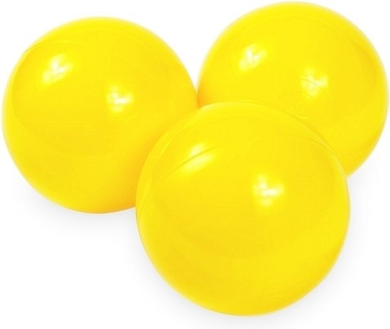 Ballenbak ballen geel (70mm) 100 stuks