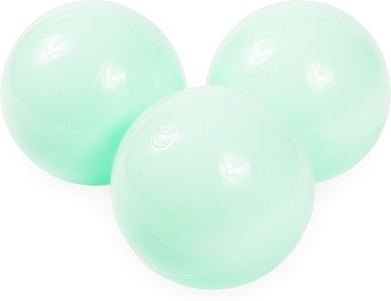 Ballenbak ballen licht mint (70mm) 100 stuks