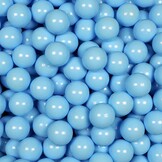 Ballenbak ballen baby blauw (70mm) 100 stuks
