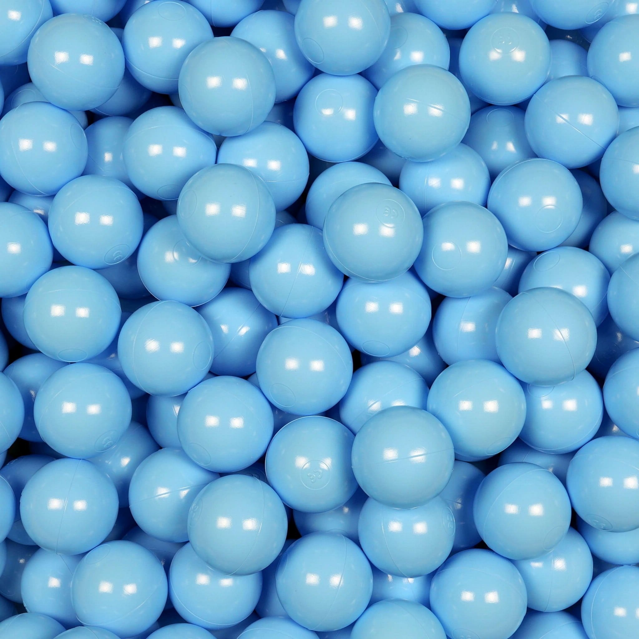 Ballenbak ballen baby blauw (70mm) 100 stuks