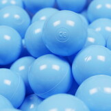 Ballenbak ballen baby blauw (70mm) 100 stuks