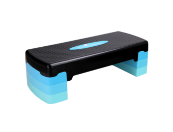 Aerobic step blauw - 3 hoogte standen - 67x27 cm