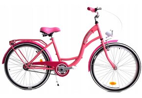 Meisjesfiets 24 inch stevig model roze van Dallas Bike