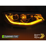 Koplampen geschikt voor VW Caddy vanaf 2020 - TUBE DRL - chroom