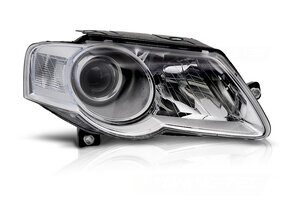 Koplamp rechts - voor VW Passat B6 3C 03/2005-2010 sedan/kombi - chroom