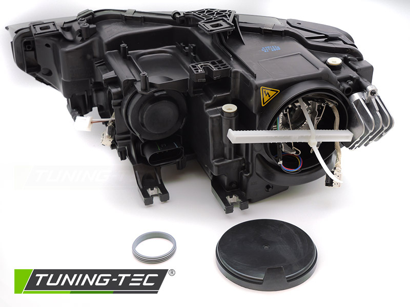 Koplamp rechts Xenon - voor Audi A5 2011-2012 cabrio/coupe/liftback - zwart