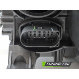 Koplamp rechts Xenon - geschikt voor Audi A5 2011-2012 cabrio/coupe/liftback - zwart