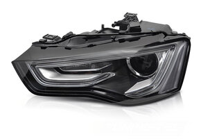 Koplamp links Xenon - voor Audi A5 2011-2012 cabrio/coupe/liftback - zwart